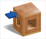 2×4工法六面体構造