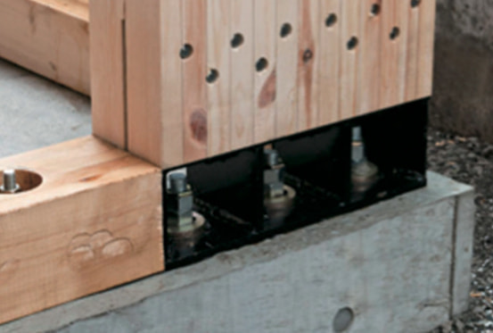 SE構法専用の柱脚金物