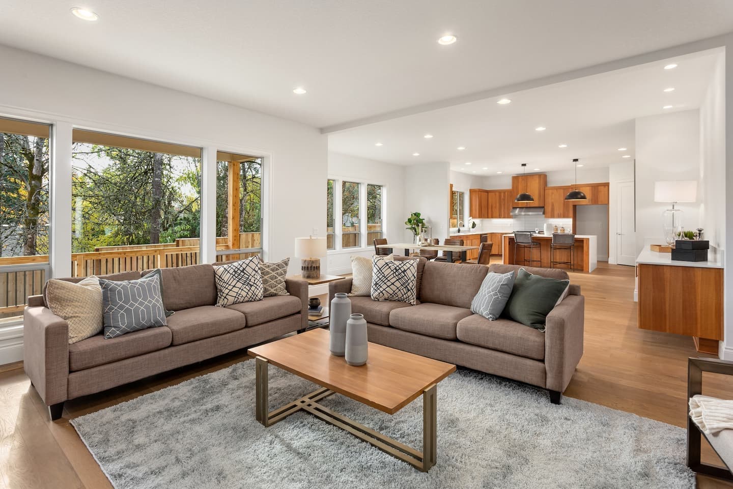 開放感のあるリビング